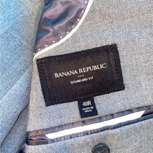 Banana Republic Grey Suit